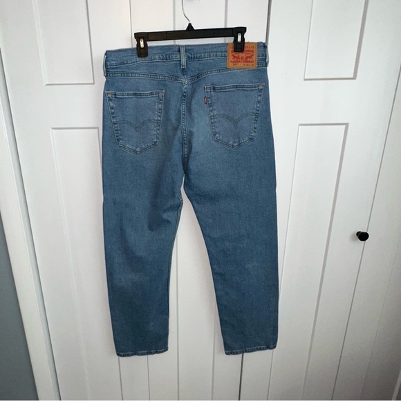 Levi's Blue Straight Jeans Classic Fit - Picture 4 of 4